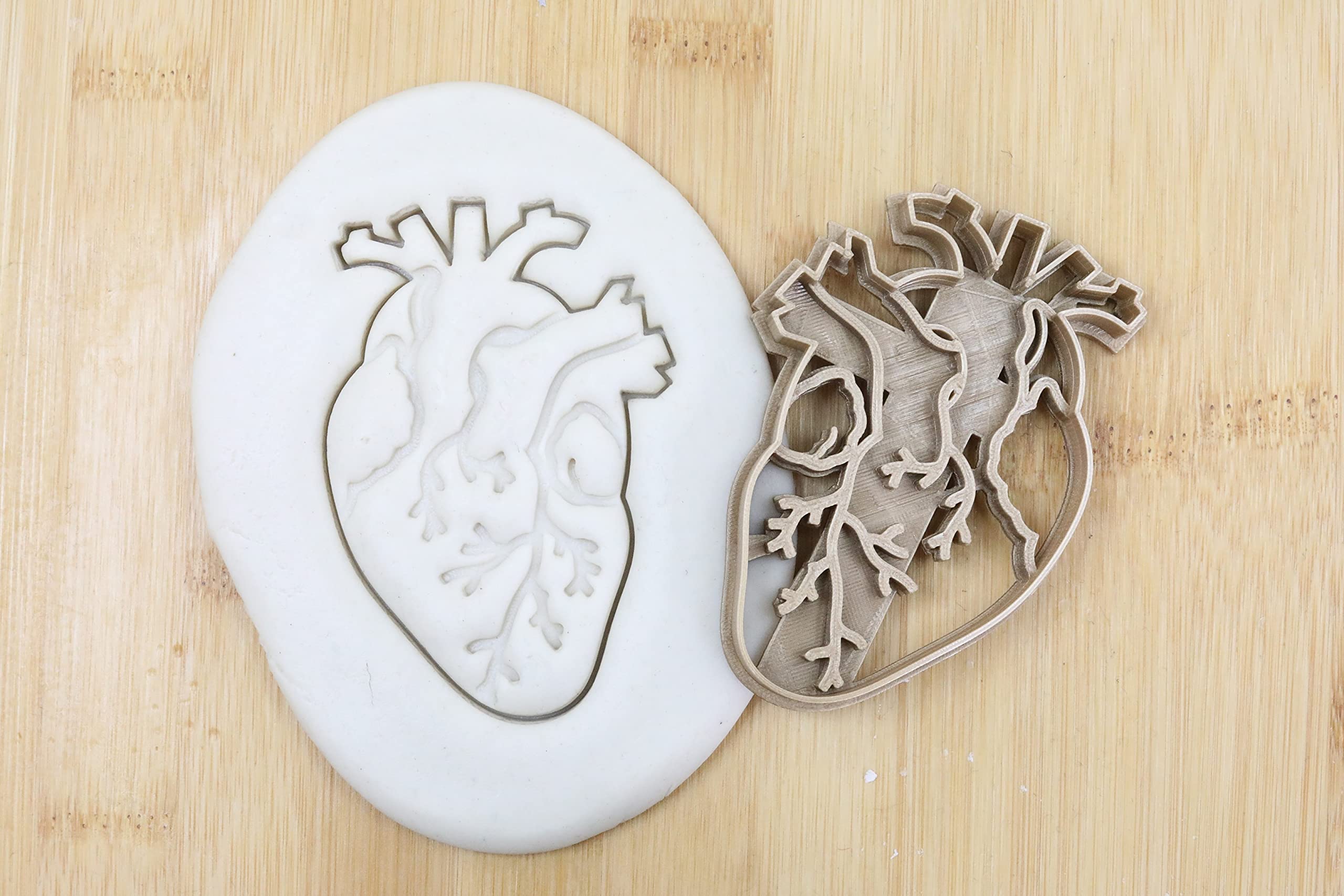 Organ Set(9st) Gehirn/Lunge/Niere/Herz/Darm/Pankreas/Leber/Magen/Gebärmutter Cookie Cutter Fondant Keksstempel/Ausstechform Keksausstecher Plätzchen ca. 8cm