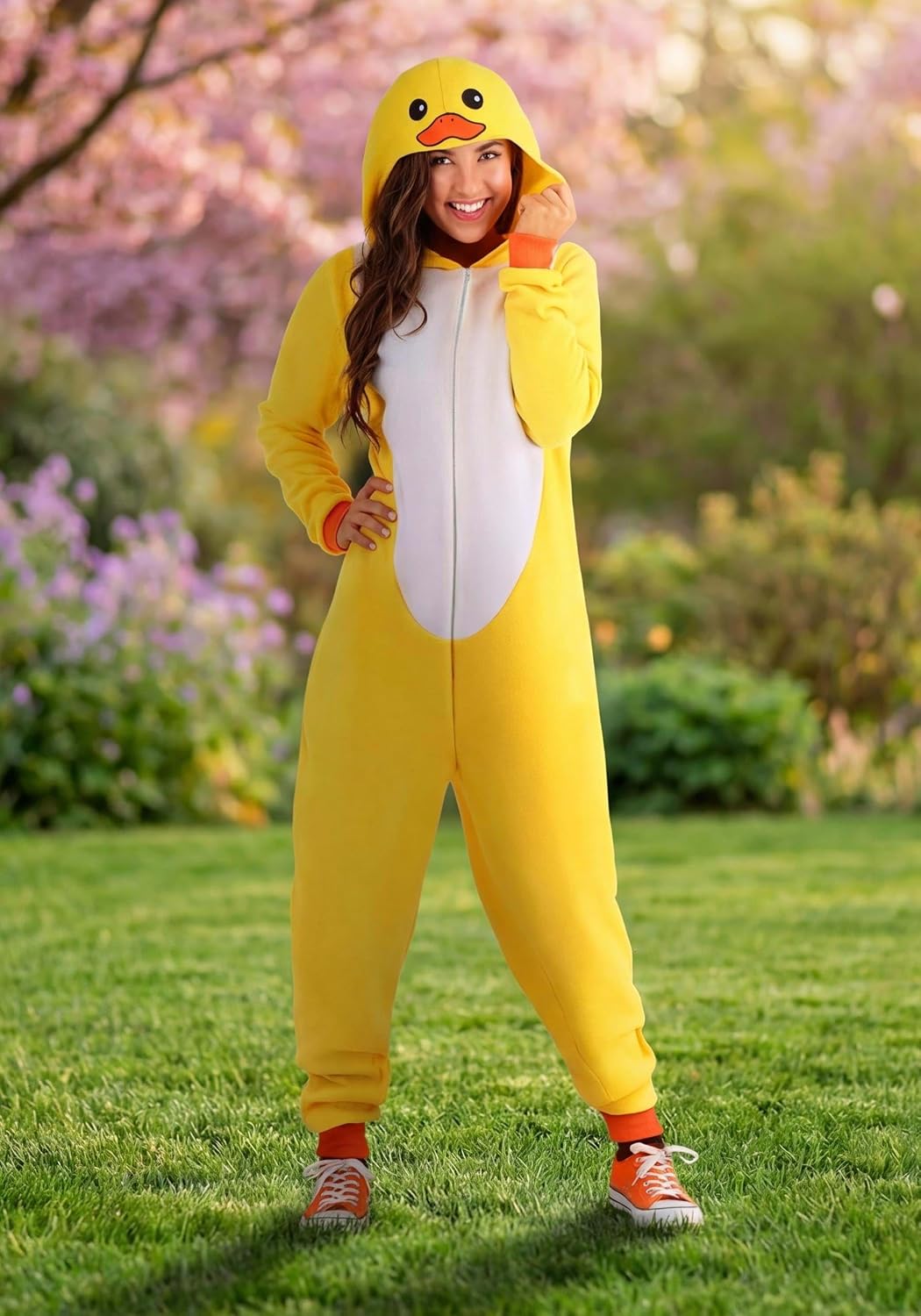 Fun Costumes Women?s Fawn Deer Onesie Cozy Deer Costume for Adults Fawn Onesie Pajamas