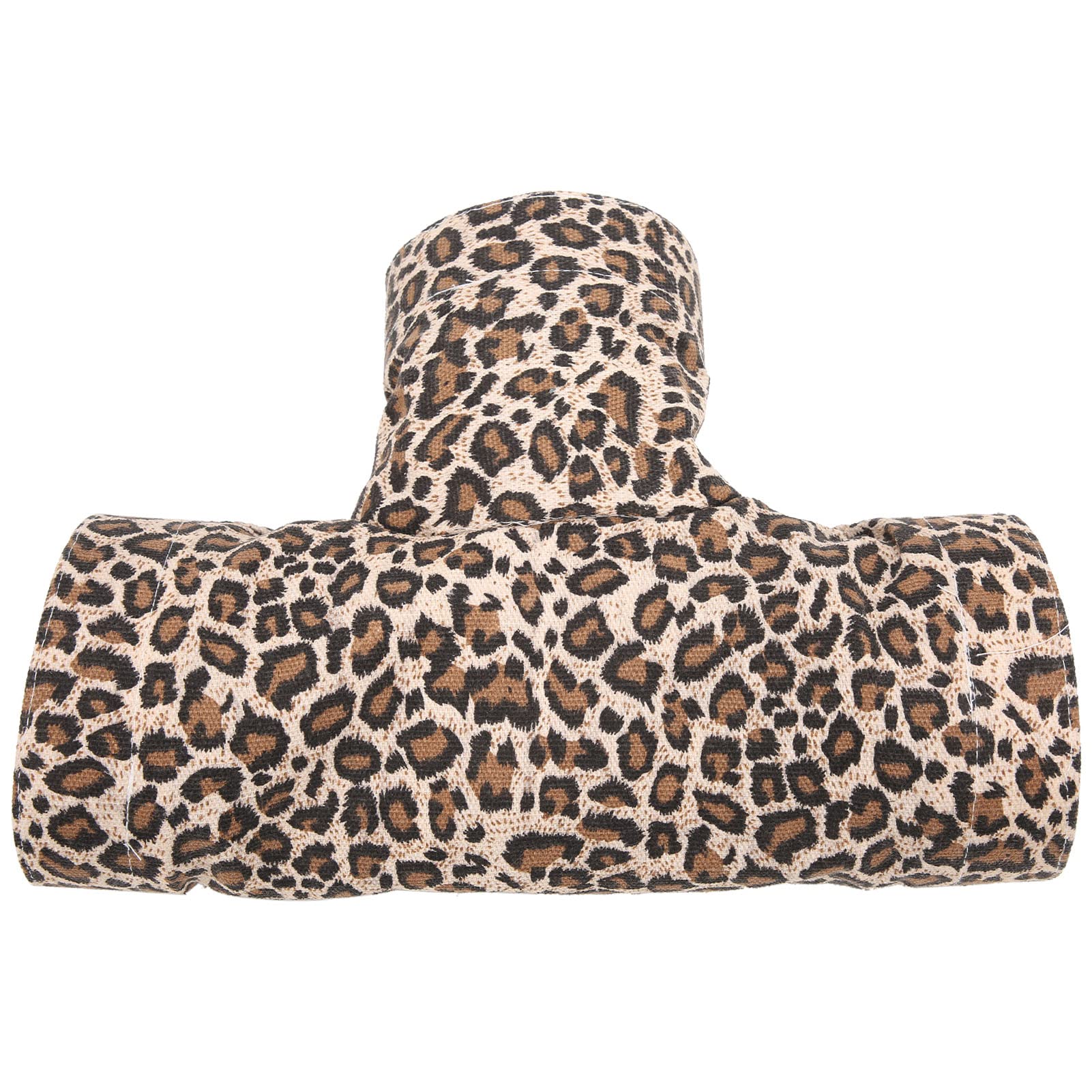 01 02 015 Túnel Y Tubos para Jugar con Mascotas, Decoración de Jaula Plegable para Cobayas, Túnel para Hámster con Patrón de Leopardo para Animales Pequeños(tee)