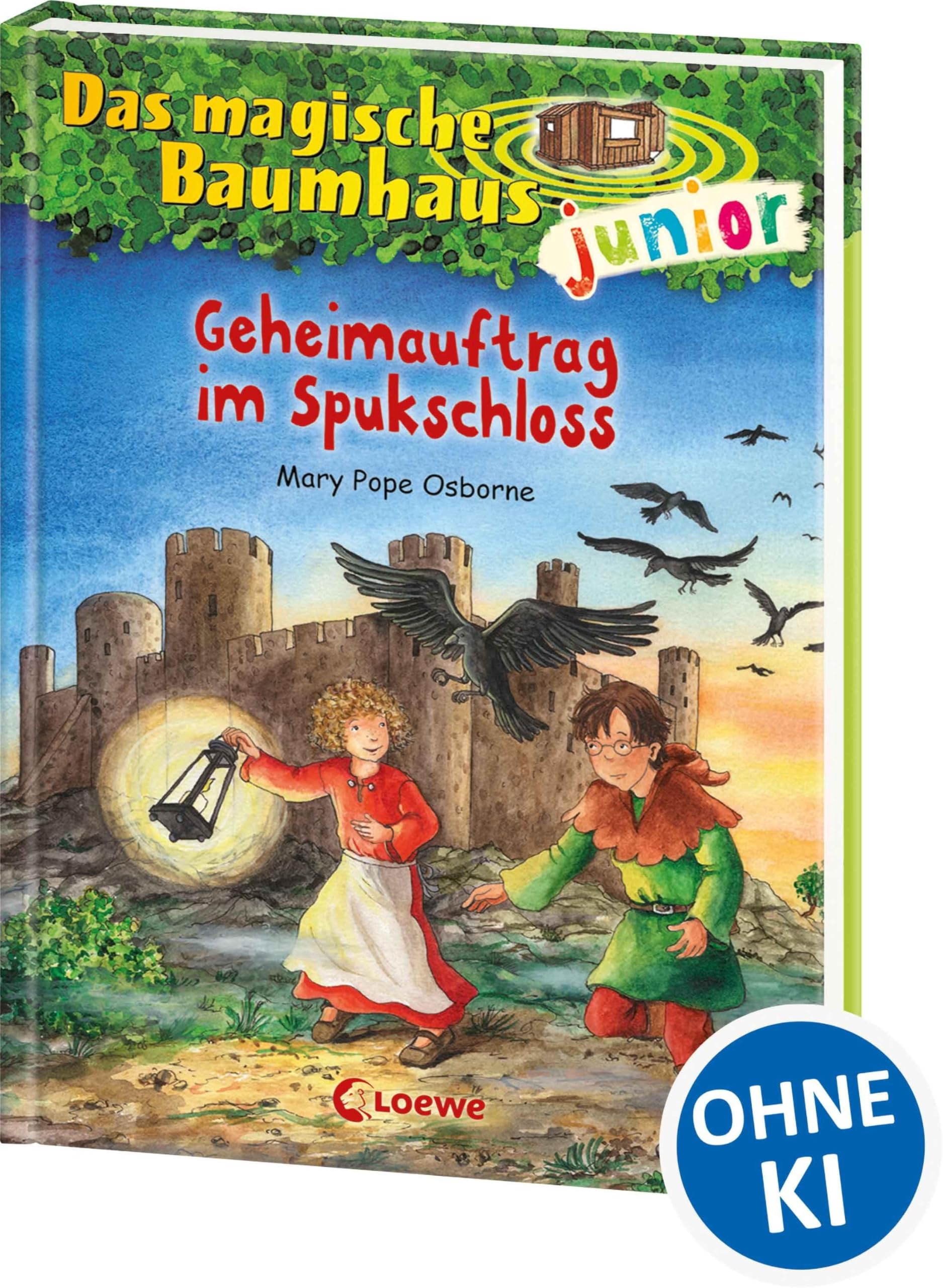 Das magische Baumhaus junior (Band 27) - Geheimauftrag im Spukschloss: Kinderbuch zum Vorlesen und ersten Selberlesen - Mit farbigen Illustrationen - Für Mädchen und Jungen ab 6 Jahre