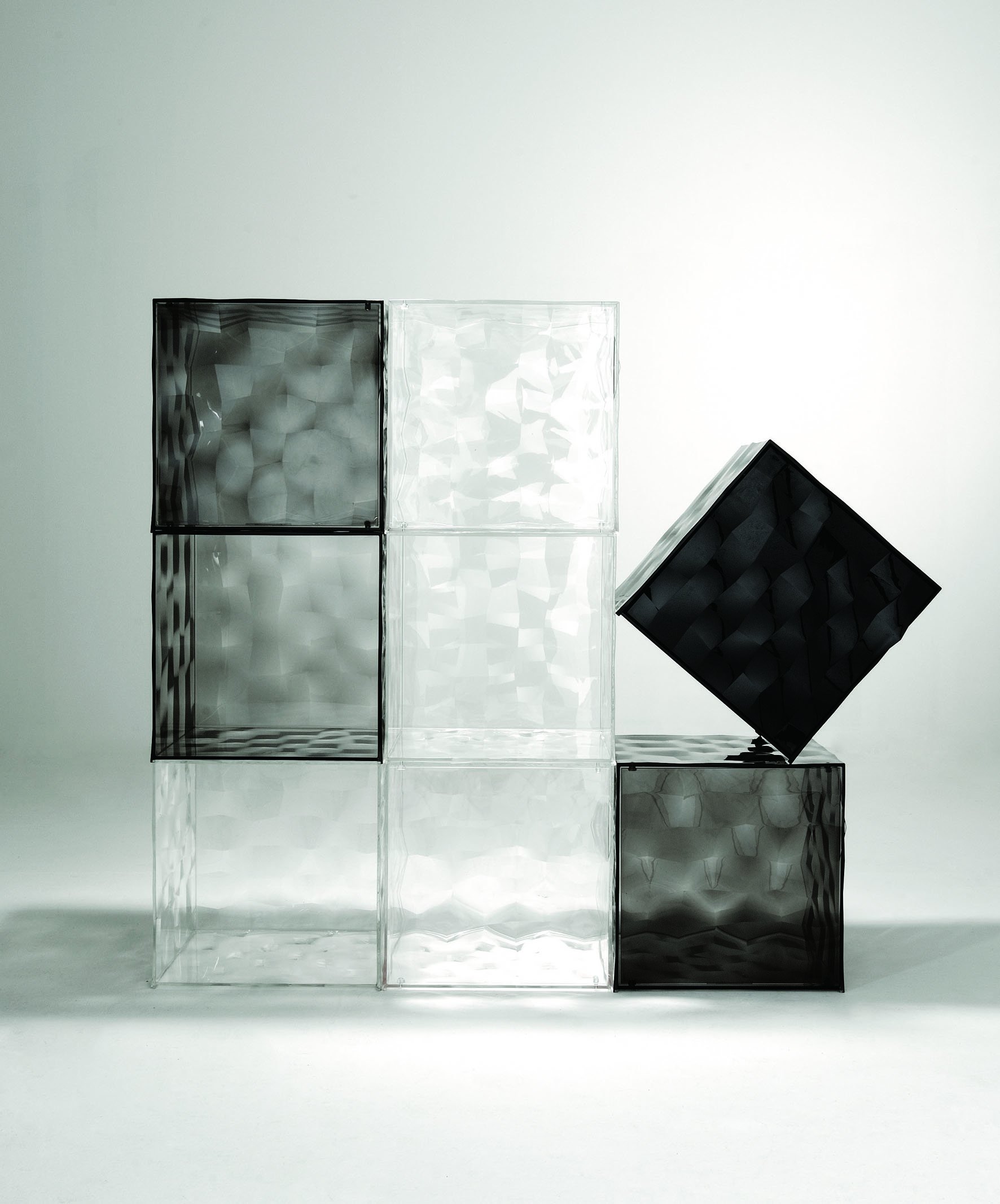 Amazon.co.jp: Kartell(カルテル) 収納ボックス 『OPTIC(オプティック 