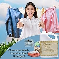 Vista 6 de Worldwide Nutrition Paquete: Tyler Candle Company Glamorous Wash Diva - Detergente líquido para ropa - Detergente para ropa Diva lavable a mano y a