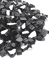 Vista 36 de NUPICK Vidrio de Fuego de 20 Libras, Vidrio de Fuego Reflectante de 1/2 Pulgada, Compatible con Vidrio para Fogata y Vidrio de Chimenea, Azul