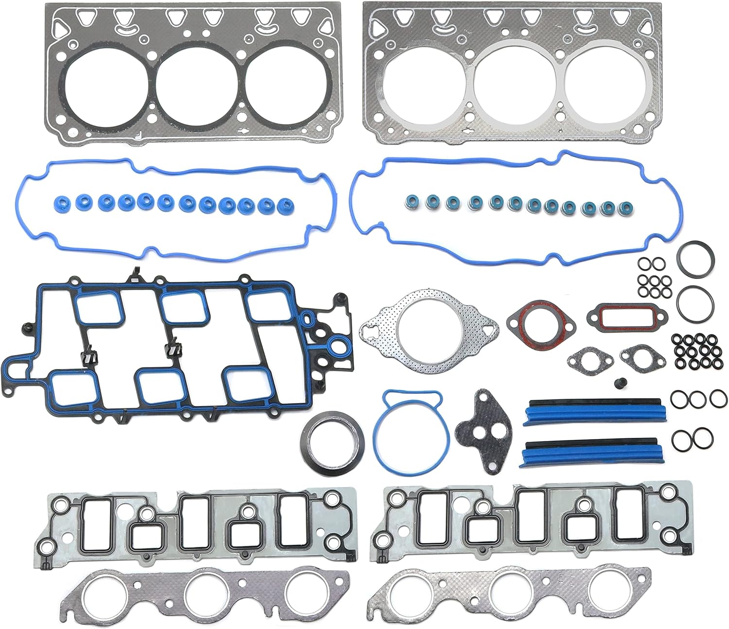 Garage-Pro Head Gasket Set Compatible With 2006-2008 Buick Lucerne, For 2006-2009 Buick LaCrosse, For 2006-2008 Pontiac Grand Prix, For 2006-2009 Buick Allure, 6 Cyl, 3.8L Engine, 2nd Design