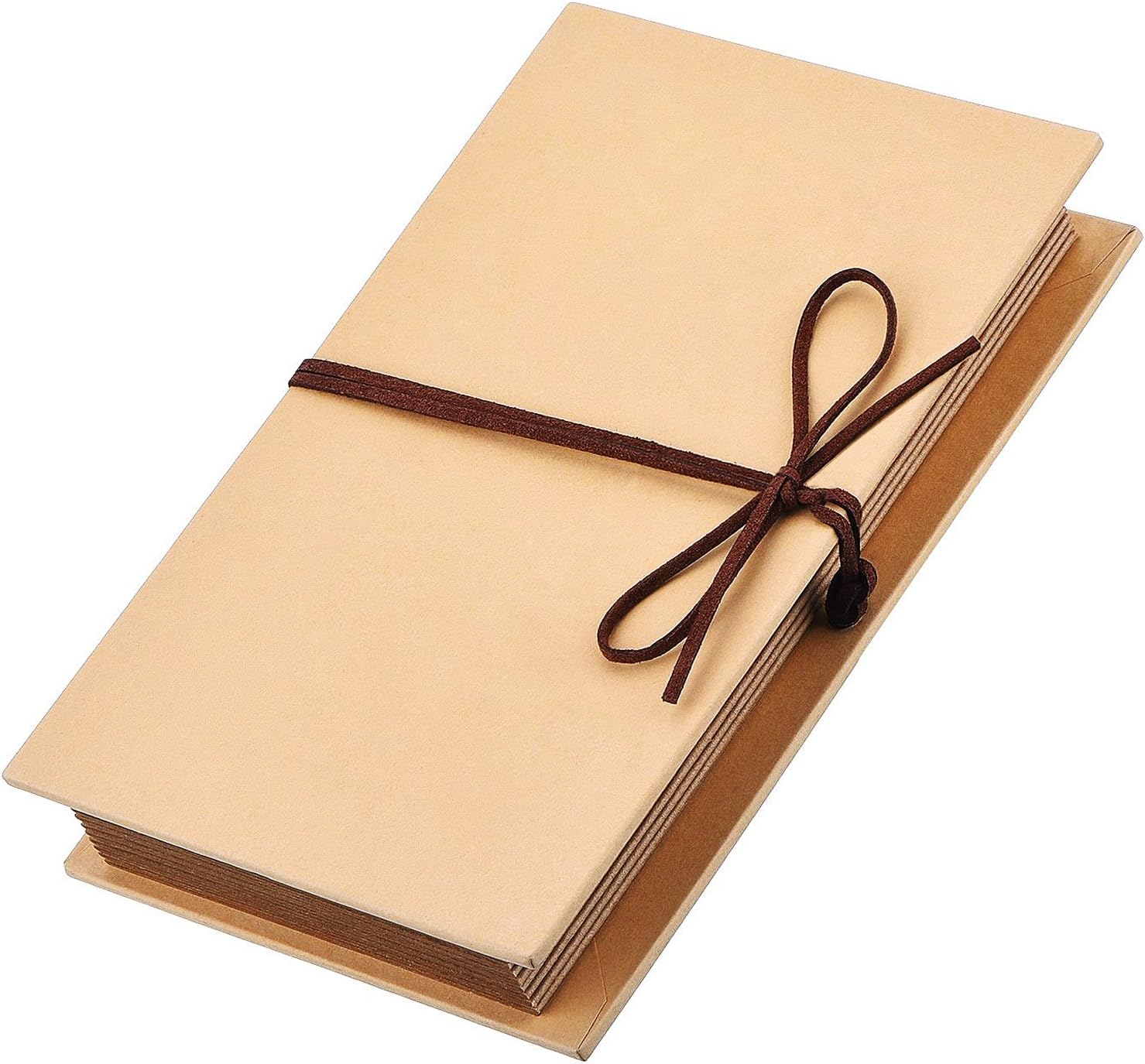 Mudder Hardcover Photo Album Kraft Paper Folding Photo Album DIY Scrapbooking Wedding Album Anniversary Sketchbook