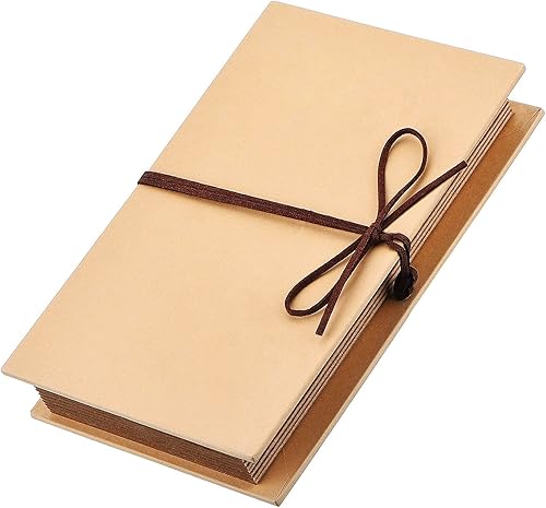 Mudder álbumes de recortes, tapa dura, fotos de 3.9 x 5.9 in, papel kraft hecho a mano, para manualidades, álbumes de recortes, aniversarios,