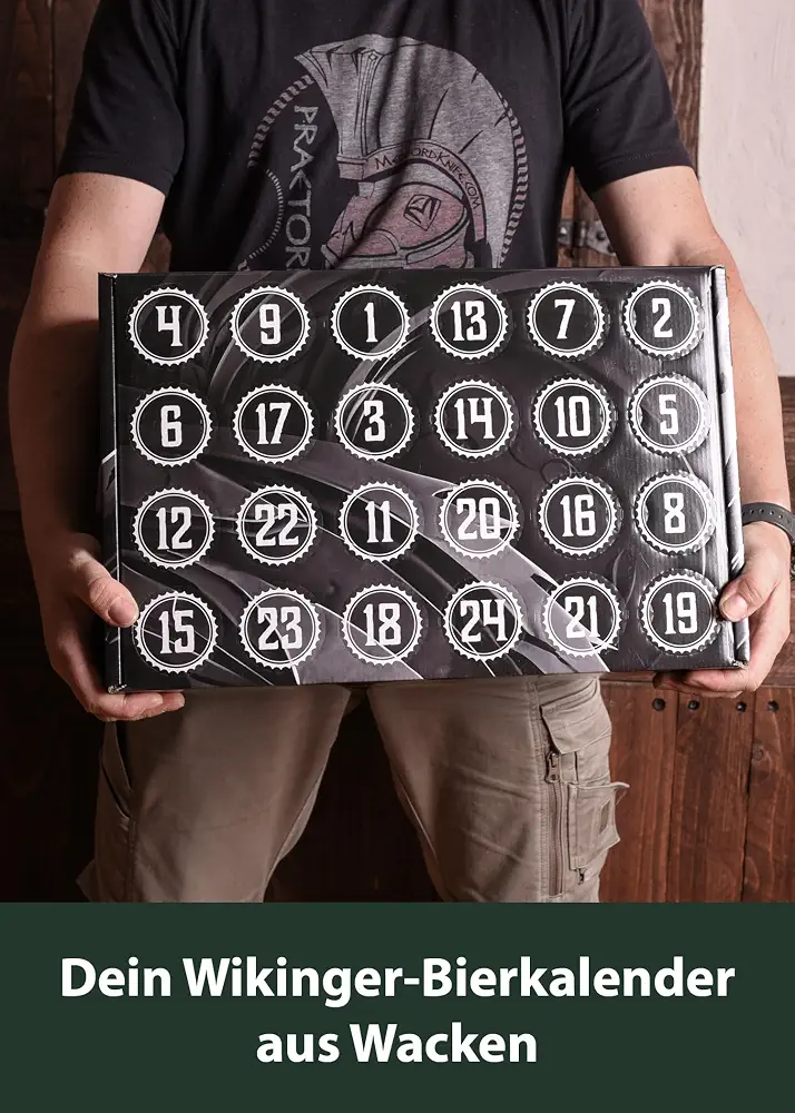 Wacken Craft-Bier-Adventskalender mit 23 Bieren und Glas, Foto 4