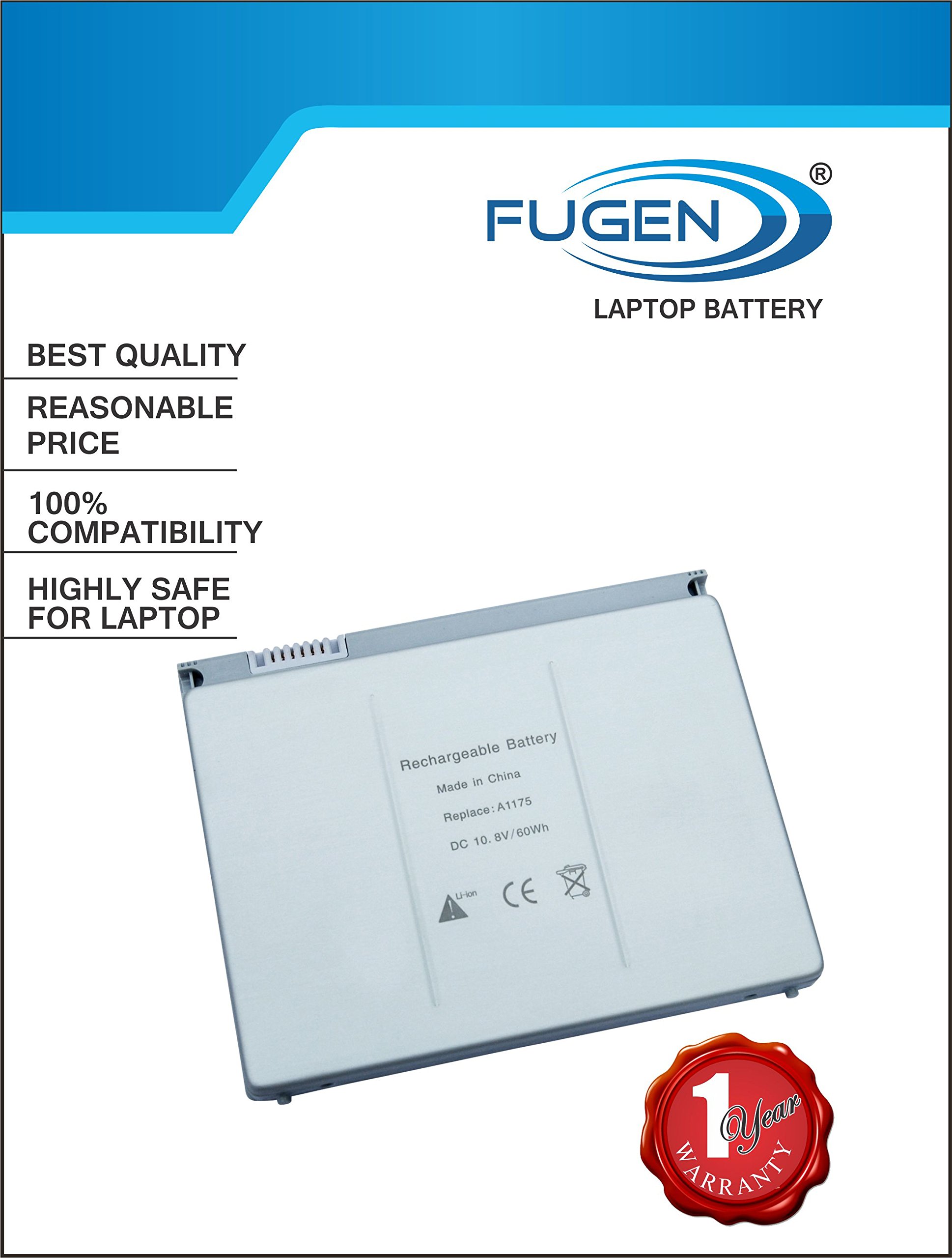 Fugen Laptop Battery A1175 1175 for MacBook Pro 15" A1150, MA463, MA464, MA600, MA601, MA609, MA610, MA895*/A, MA896*/A, MB134*/A, MA348, MA348*/A, MA348G/A, MA348J/A (B06VVMXLY8) Amazon Price History, Amazon Price Tracker