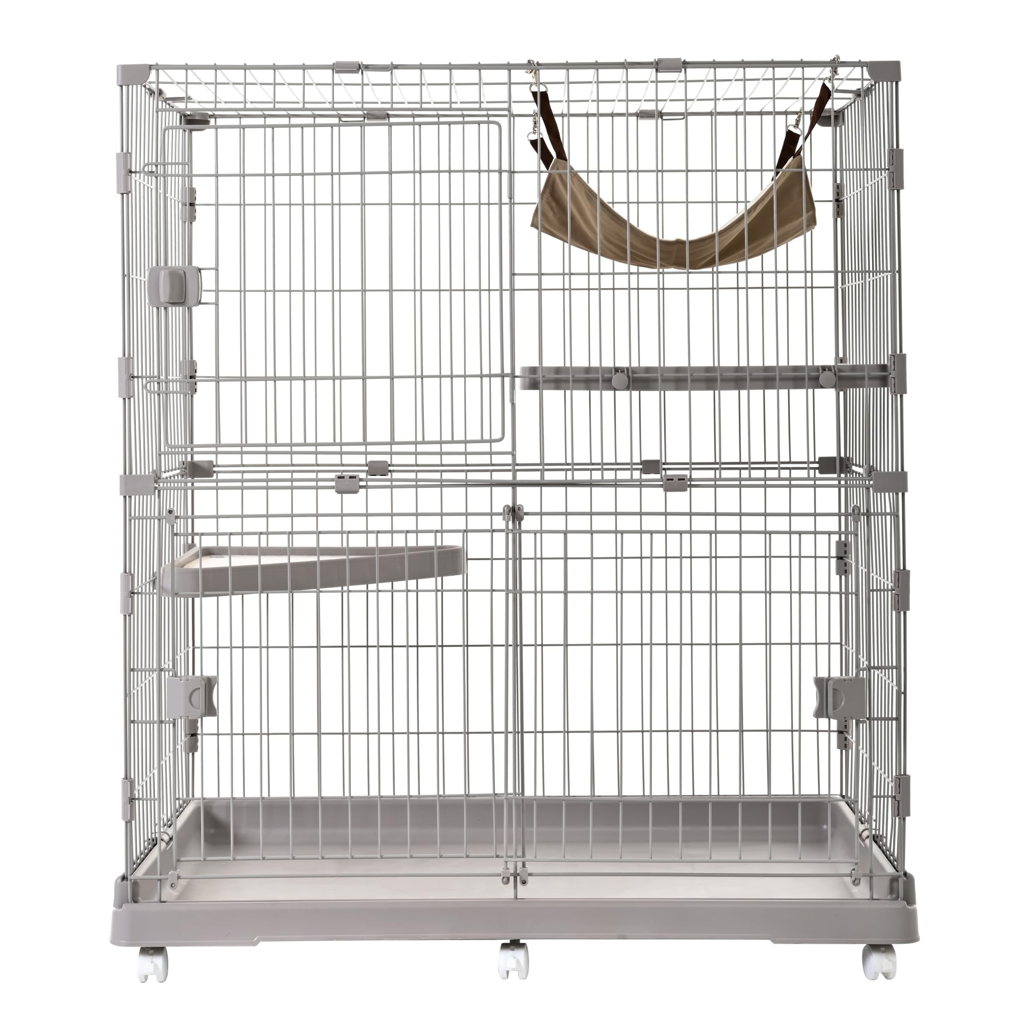 キャットケージ 2段 コンパクトモデル MOTASAN Amazon.co.jp: MOTASAN キャットケージ 2段 幅99cm 猫ケージ 幅広 多頭