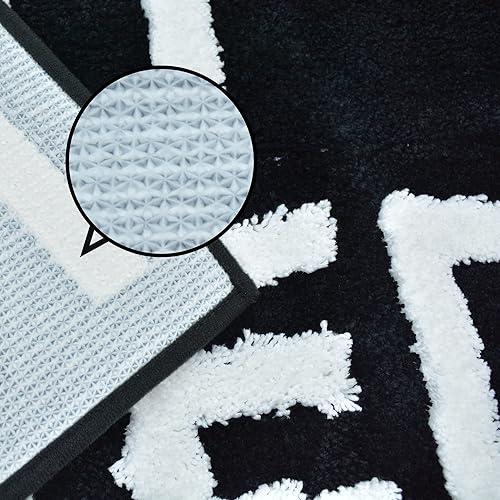 Miniatura 4 de Zeeinx Alfombra de baño con texto en inglés Get Naked, bonita alfombra de baño de microfibra antideslizante, divertida decoración de baño, lavable a