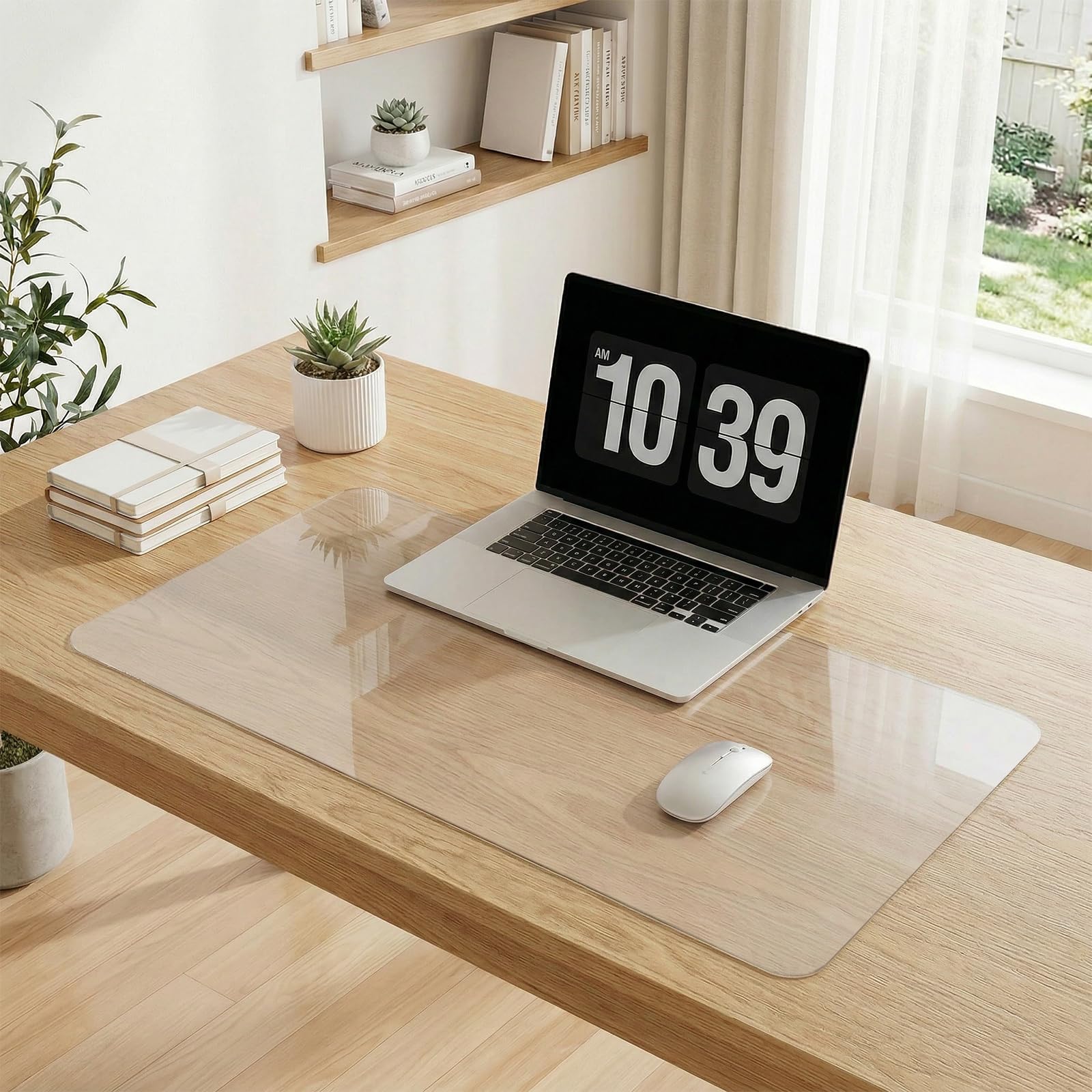 Ultra-Thin Crystal Clear Desk Mat/Protector Mat - Anti-Slip Desk Cover Protector, Waterproof Scratch-Resistant Surface for Home/Office (60 * 35CM) - Easy Clean, Durable โ image 1