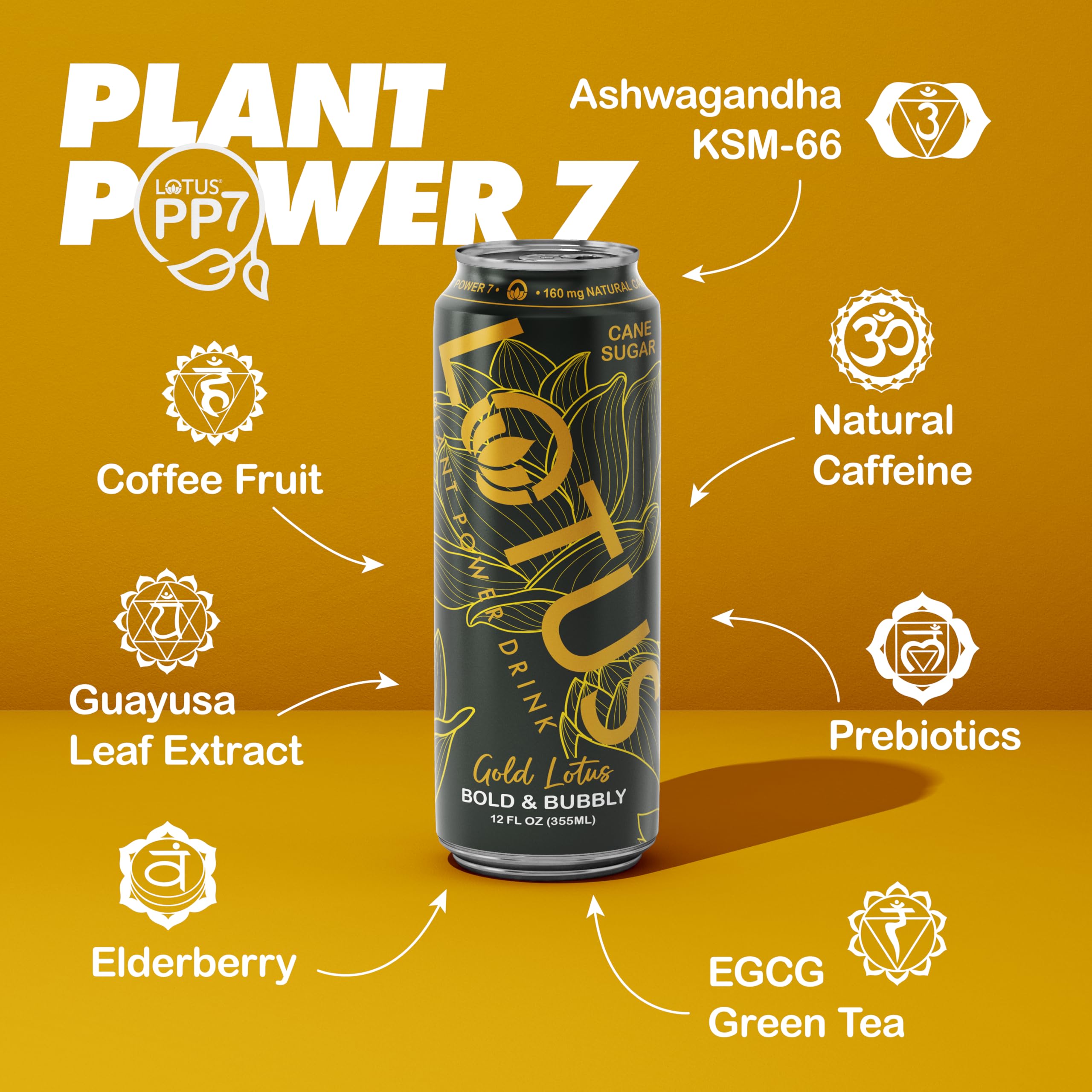 Amazon.com : Gold Lotus Plant Power Drink™ | Pure Cane Sugar | 160