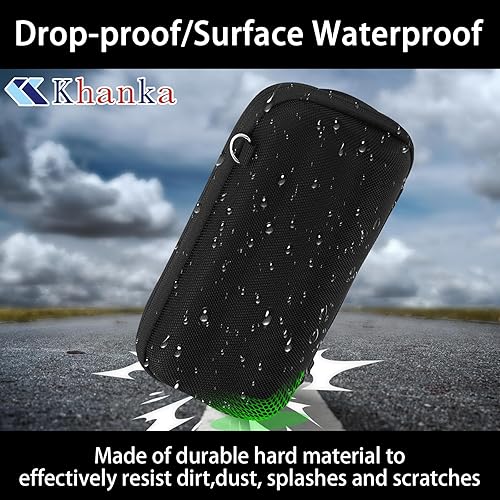 Miniatura 3 de Khanka Funda rígida de viaje + funda de silicona de repuesto para altavoz Bluetooth portátil impermeable JBL Flip 6 (negro)