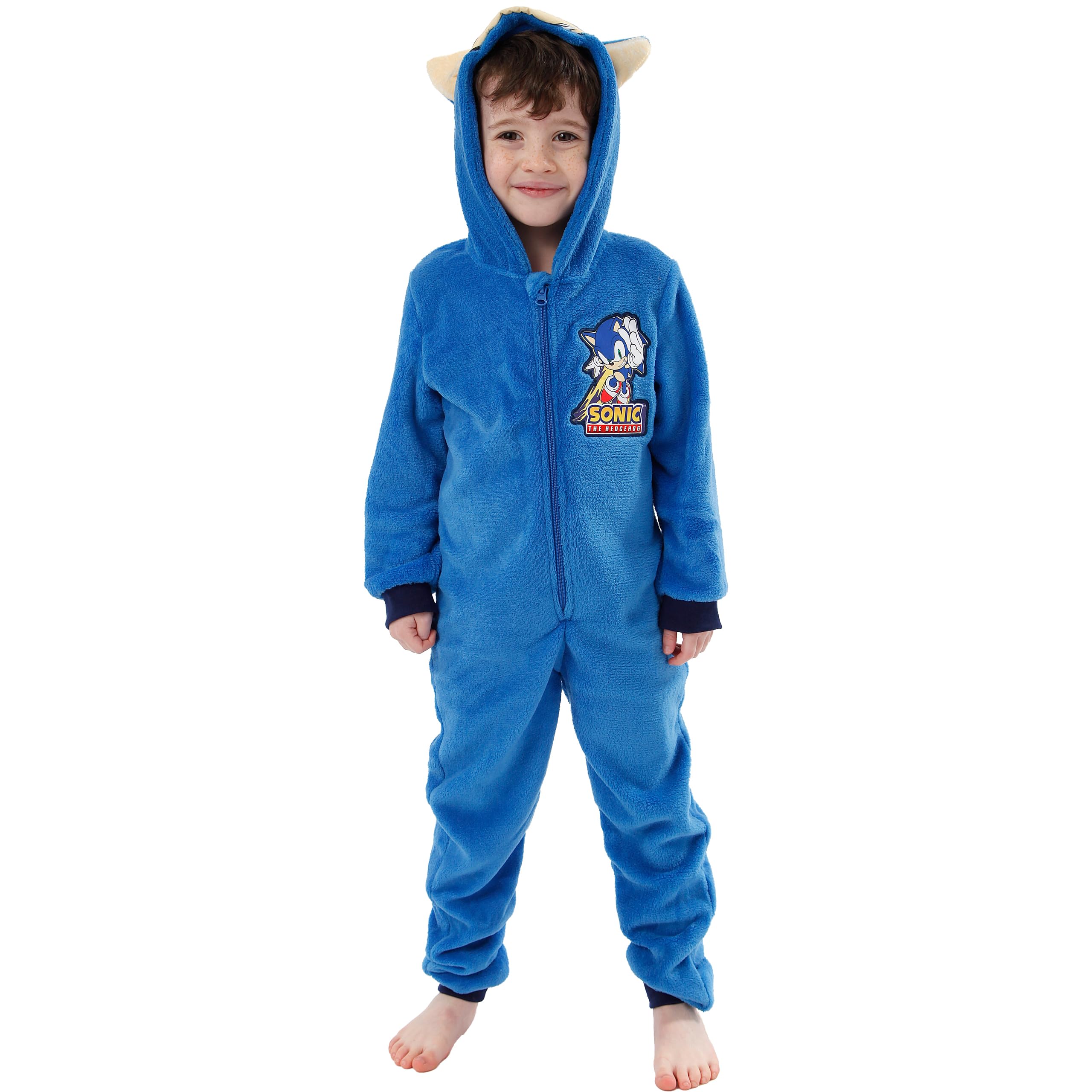 Sonic The Hedgehog Surpyjama Garcon | Pyjama Combinaison Sonic | Grenouillères Garçon Jouet
