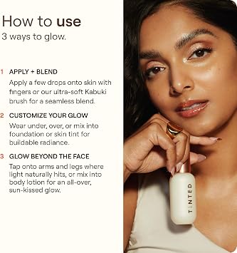 Live Tinted Hueglow Liquid Highlighter Drops - Lightweight Serum-Infused, Non-Greasy Formula for Natural Radiance and Advanced Hydration, Dawn, 1.7fl oz / 50mL
