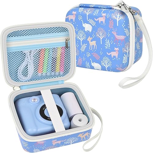 Vista 22 de PAIYULE Estuche para cámara de impresión instantánea para niños Compatible con ESOXOFFORE para Dylanto para DUDUDRAGON para GKTZ para Dafotil