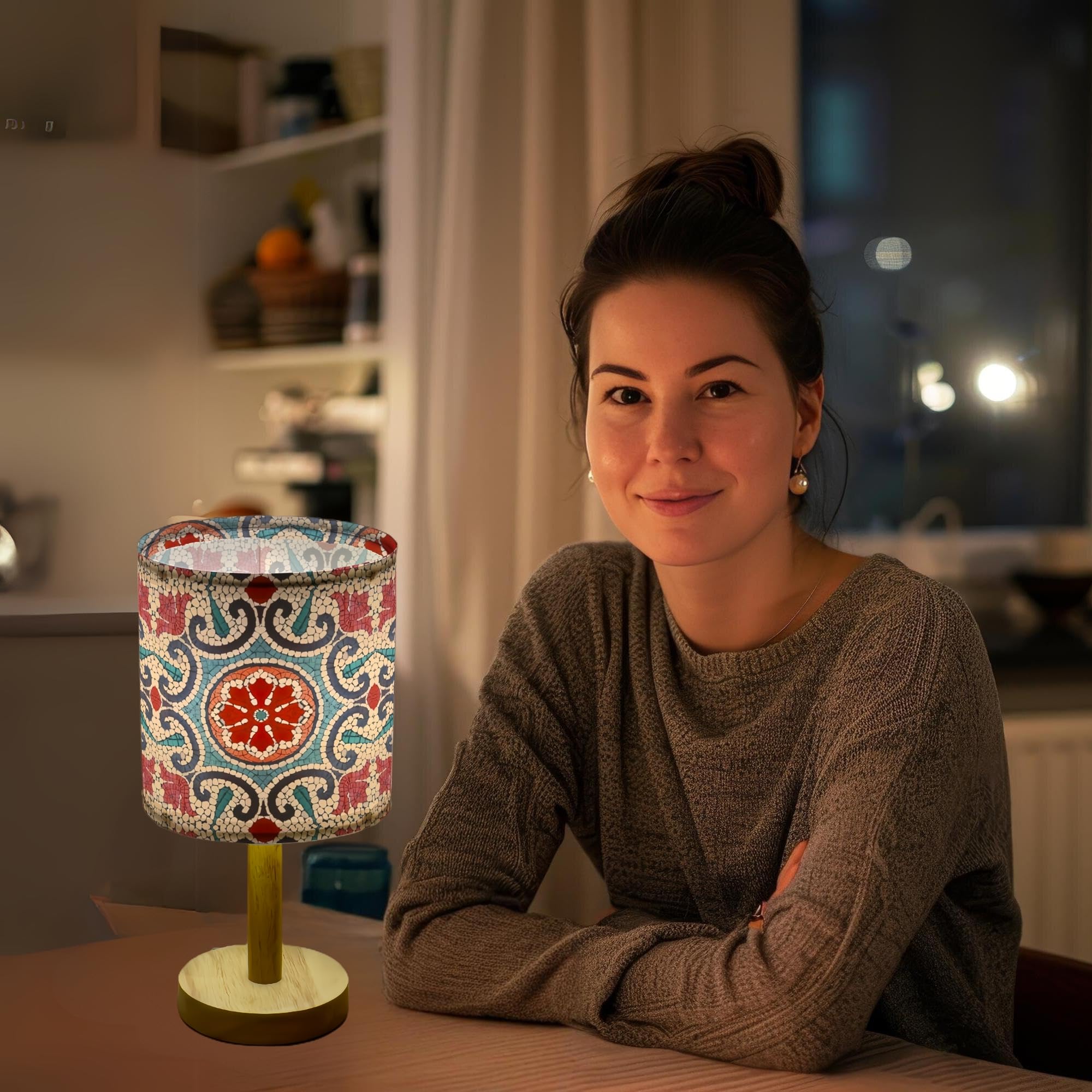 Bellaluma Lampada da comodino Lampada da comodino Candeeiro Mesa de Cabeceira Lampade da comodino Lampada da camera Lampada da tavolo (Italian Gresiti, 1 unità)