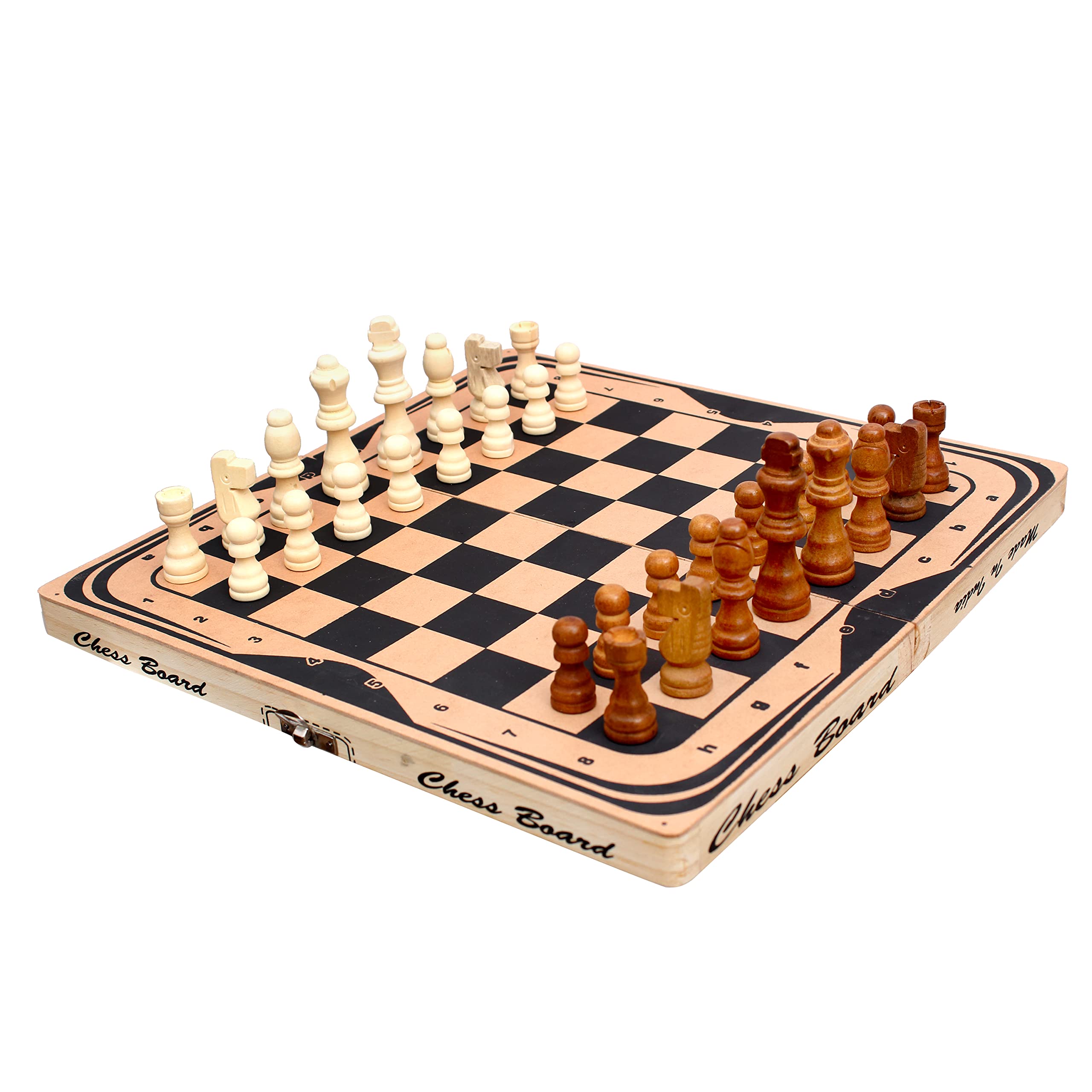 DAYSTAR Wooden Folding Chess Set, Handmade Game Board Interior for Storage for Adult Kids Beginner (14 INCH) (B0BJB6Q1HY) Amazon Price History, Amazon Price Tracker