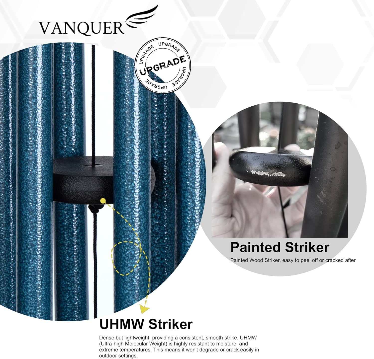 Wind Chimes for Outside Deep Tone - 38'' Wind Chimes Outdoor Clearance, Deep Tone, Windchimes Outdoors, Memorial Gift, Sympathy Gift, Garden Patio, Home Décor, Blue