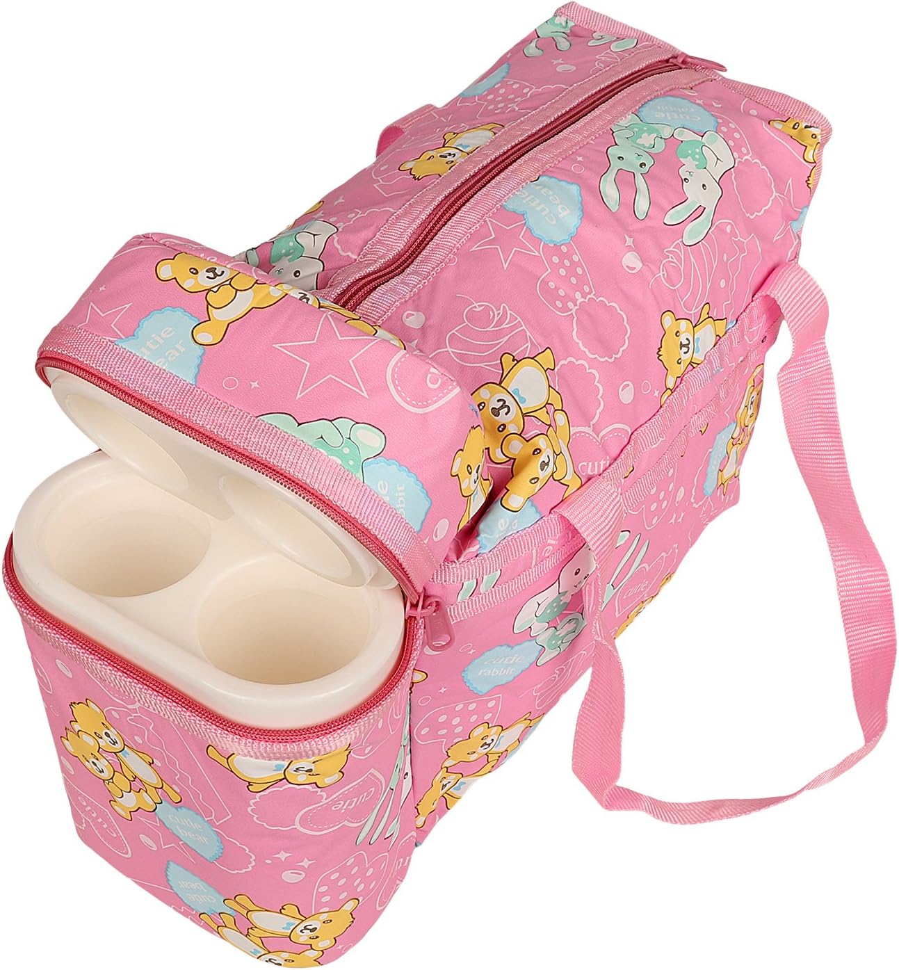 Cutieco Multipurpose Diaper Bag, Pink