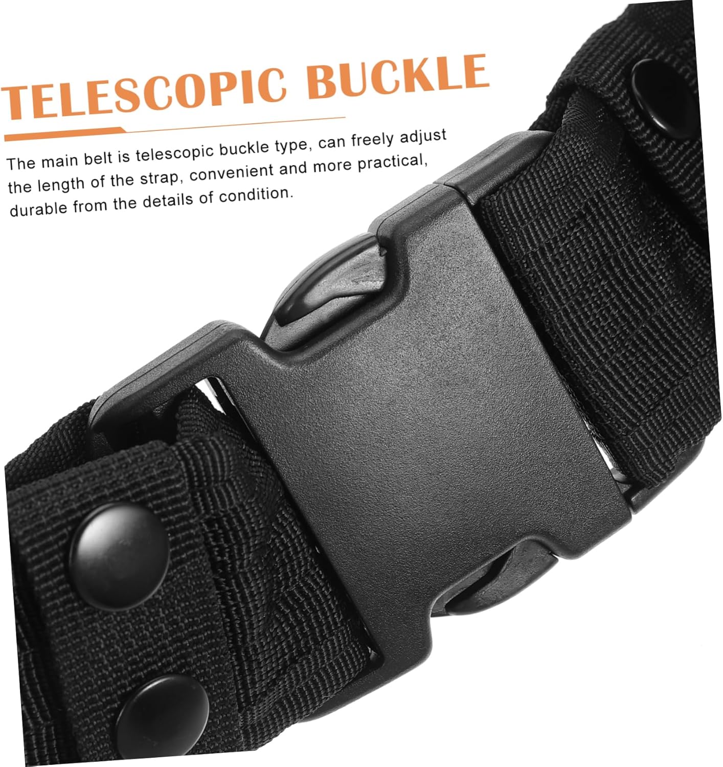 Multi-Functional Duty Belt with Pouches for Outdoor Sports Operations and Field Training Durable Accessories for and