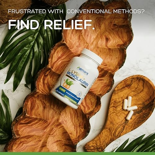 Miniatura 7 de Palmara Health L-lisina + monolaurina 600mg relación 11 (2)