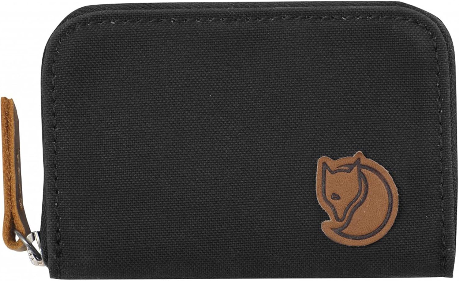 jällräven Zip Card Holder Wallet - Durable Compact Organizer with Zipper for Secure Everyday Carry, Dark Grey