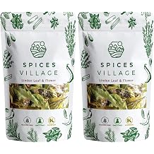 Spices Village Linden Flower Tea, 2 oz, All-Natural Linden Leaf & Flower, Kosher, Gluten Free, Vegan, Non GMO, Resealable Bulk Bag Pack of 2