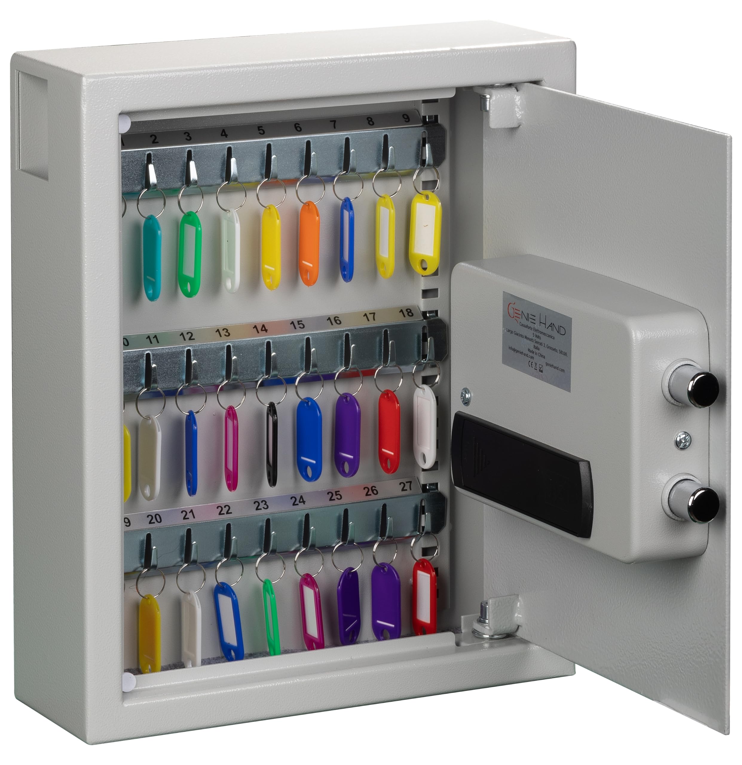 Genie Hand - Caja de seguridad para llaves - Cerradura B-Class - Acero 100%