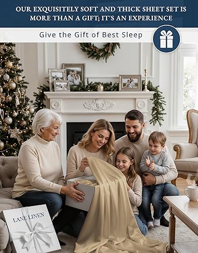 Miniatura 3 de Sábanas 100% de Algodón Egipcio Tamaño King - Naturalmente Transpirables y Duraderas para Comodidad Invernal, Ultra Suaves con Comodidad de Hotel