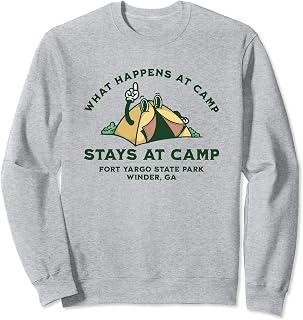 What Happens At Camp, Fort Yargo State Park, Winder, GA Sweatshirt