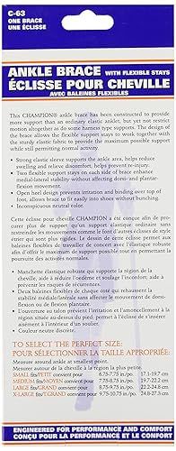 Miniatura 2 de Champion Tobillera, tacón abierto, estancias flexibles, tejido elástico, talla M