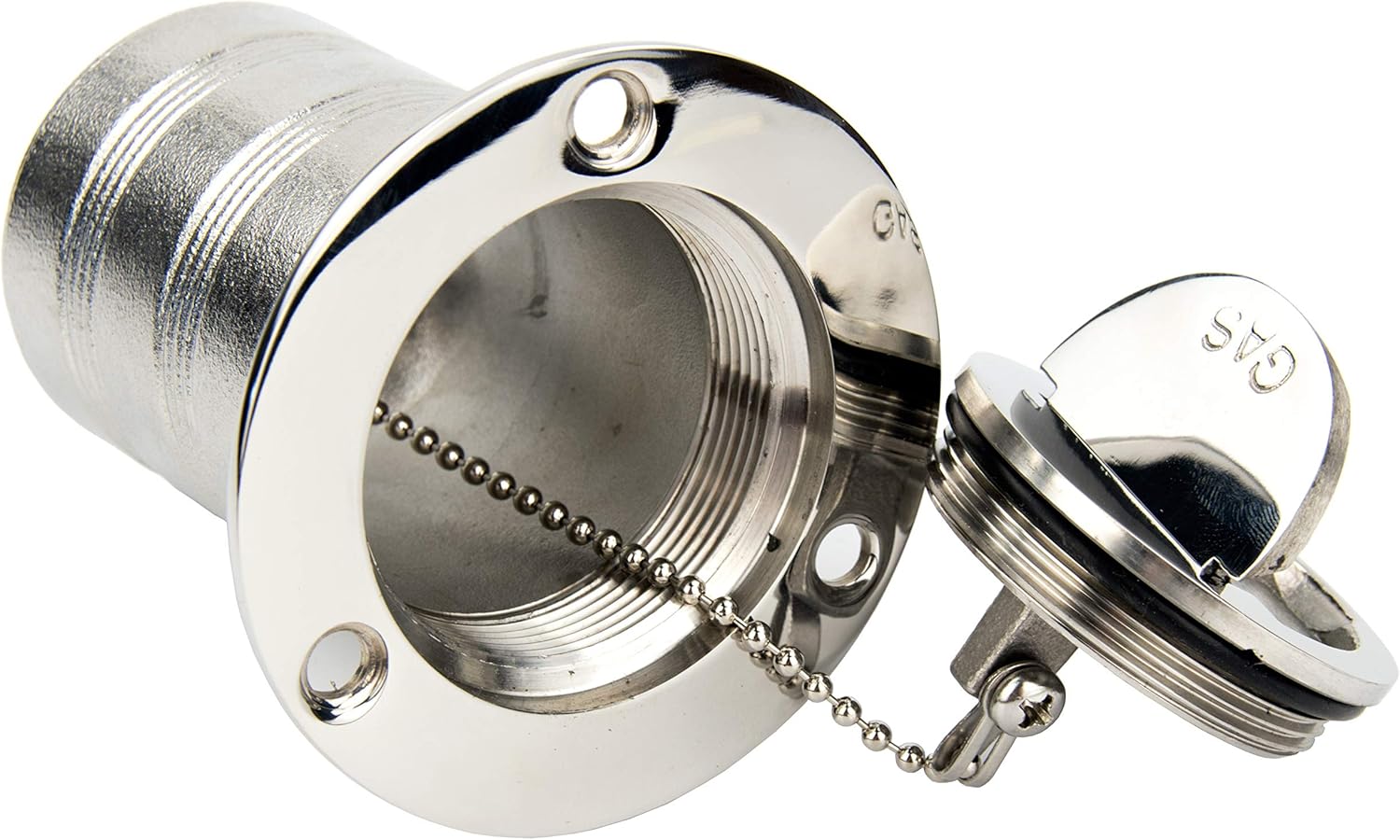 2" Boat Marine Deck Fill Filler Keyless Caps Gas Fuel Tank 316 Stainless Steel