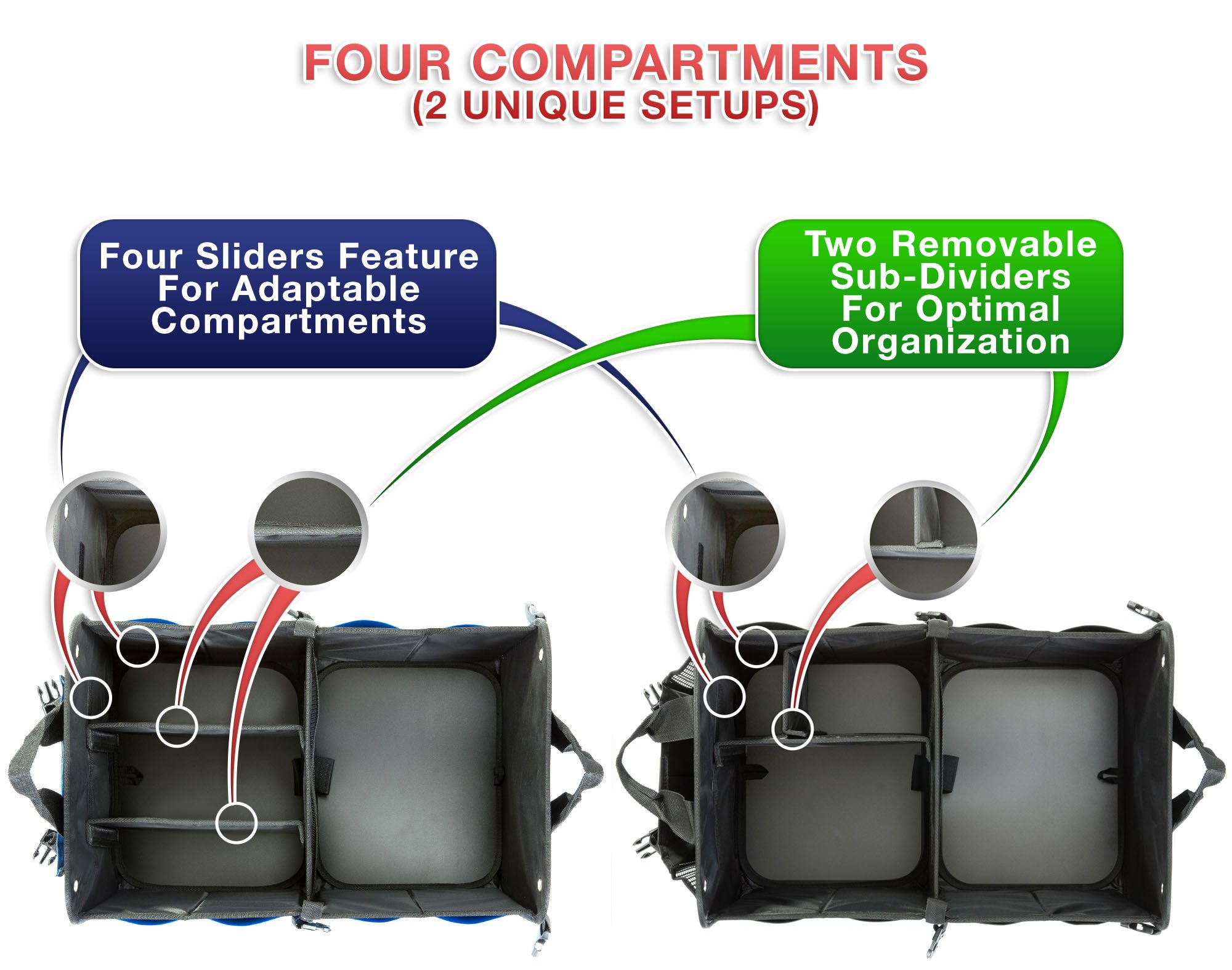 Amazon.co.jp: Trunkcratepro 折りたたみ式ポータブルマルチ