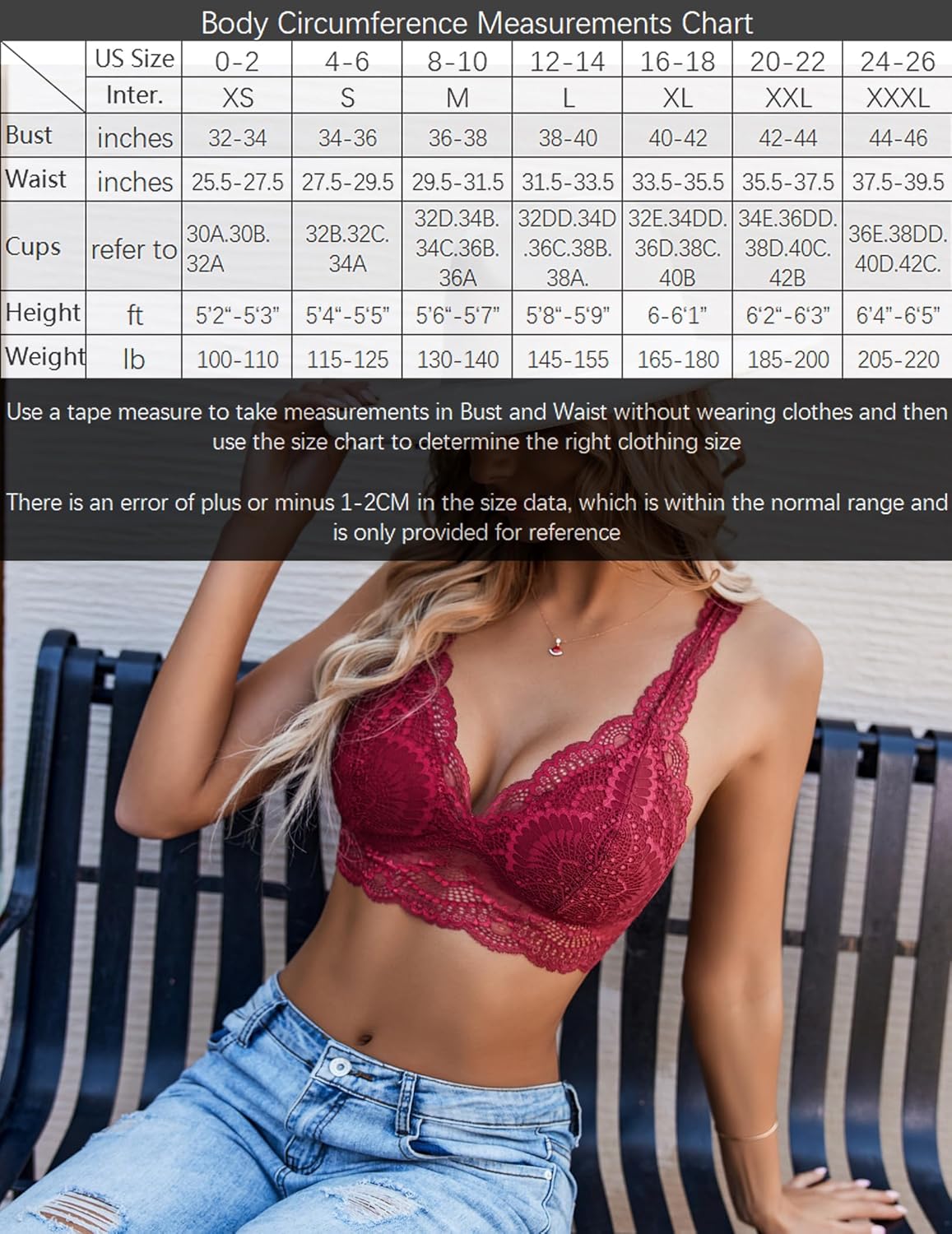 Avidlove Lace Bralettes Womens Triangle Plunge Wireless Bras Camisole Tops Cami Strappy Sexy Soft - Image 7