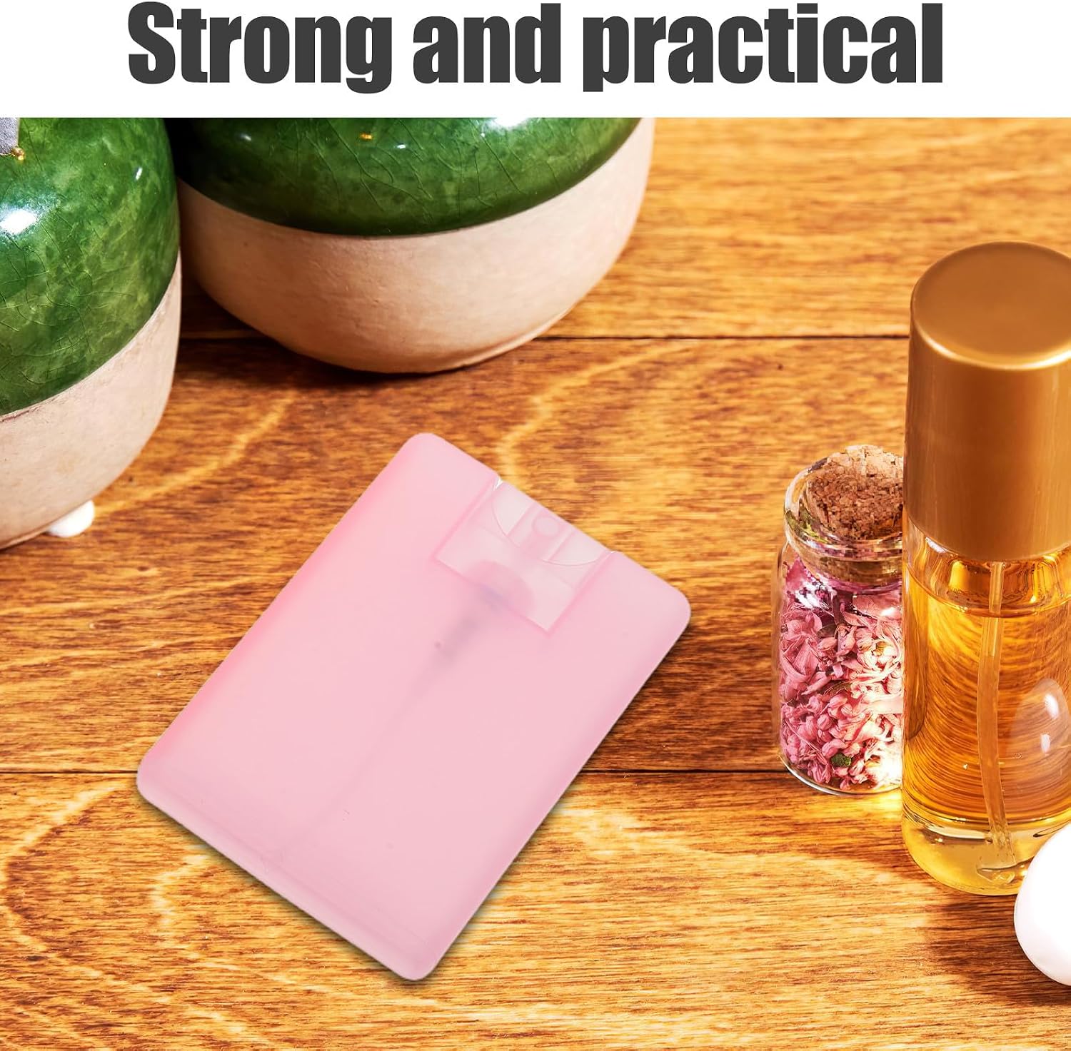 30pcs Portable Card Case Spray Bottles 20ml Refillable Empty Perfume Atomizer Bottles Efficient Spraying and Plastic Material for Travel and Date Nights