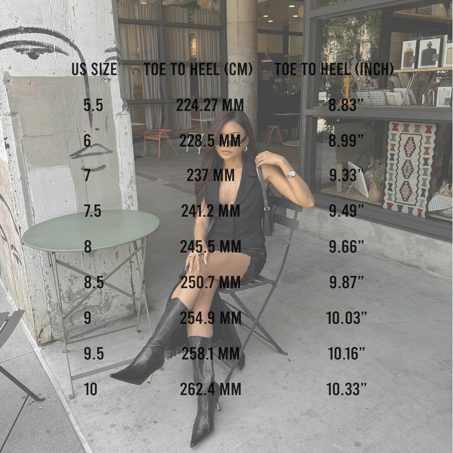 Goiphrri Mid Calf Boots for Women Dressy Sexy Pointed Toe Stiletto Boot Heels Side Zipper Wide Calf Boots Fashion Trendy Fall Boot for Women - Image 2