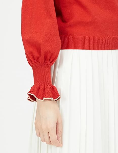 Amazon | [リリーブラウン] メローフリルニットトップス LWNT184103  