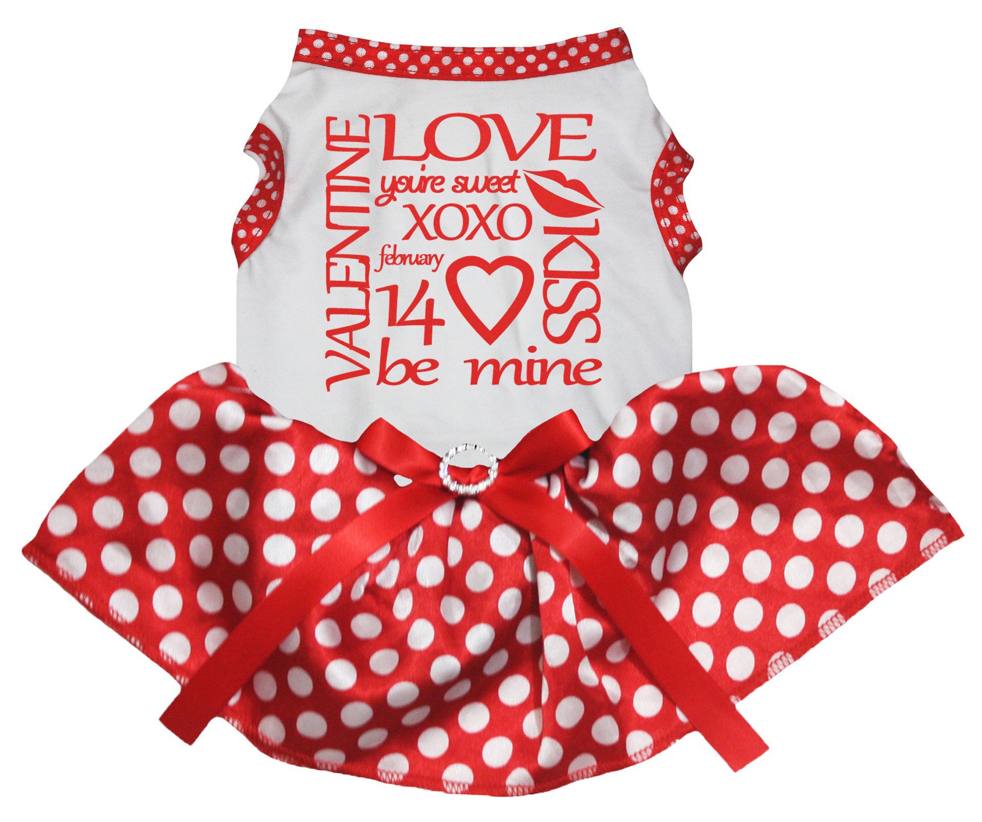 Robe pour chien exclusive en tulle rouge Doggie Style Store XL
