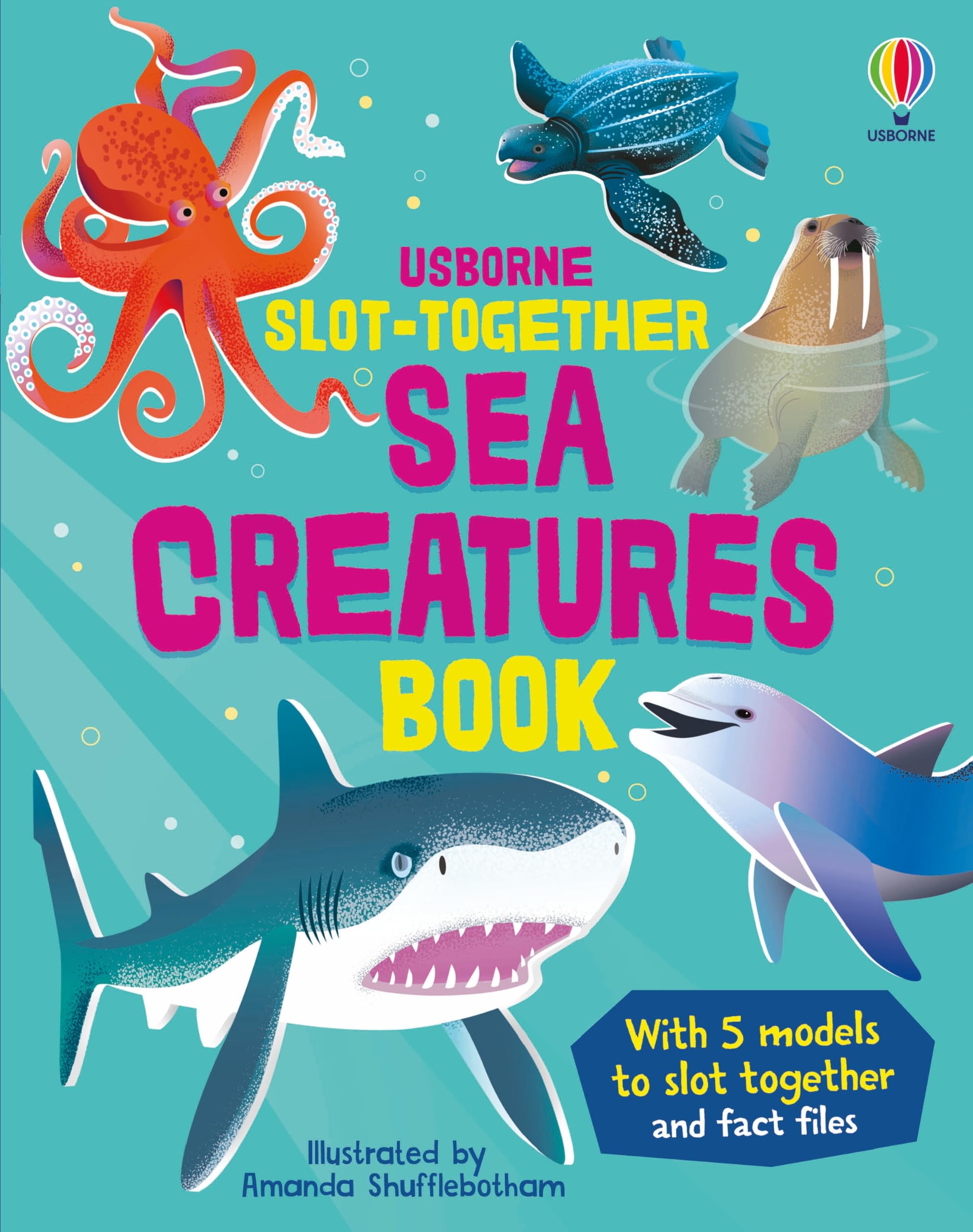 Slottogether Sea Creatures Book by Abigail Wheatley 9781835409329