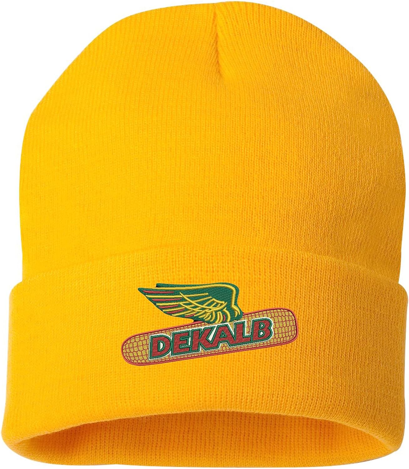 ALLNTRENDS Dekalb Corn Beanie Hat Warm Illinois Winter Cap