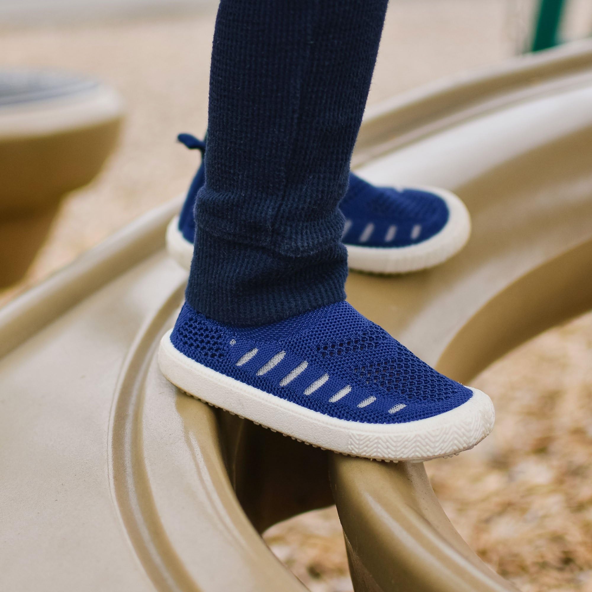Jan & Jul Baby Toddlers Kids Boys Girls Light-Weight Breathable Breeze Xplorer Knit Sneakers, Non-Slip Air Cushion Soles, Slip-on Shoes