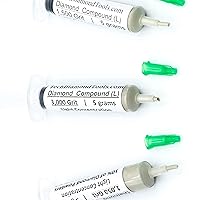 Vista 19 de TechDiamondTools - Kit de 3 compuestos de pulido de diamantes, pasta de pulido de 1050, 1500, 3000 grano para mármol, vidrio, metal, roca, joyería