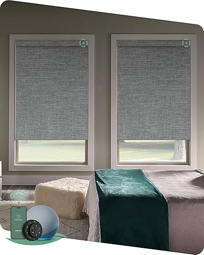 Miniatura 1 de Yoolax cortinas enrollables motorizadas con cenefa, personalizables