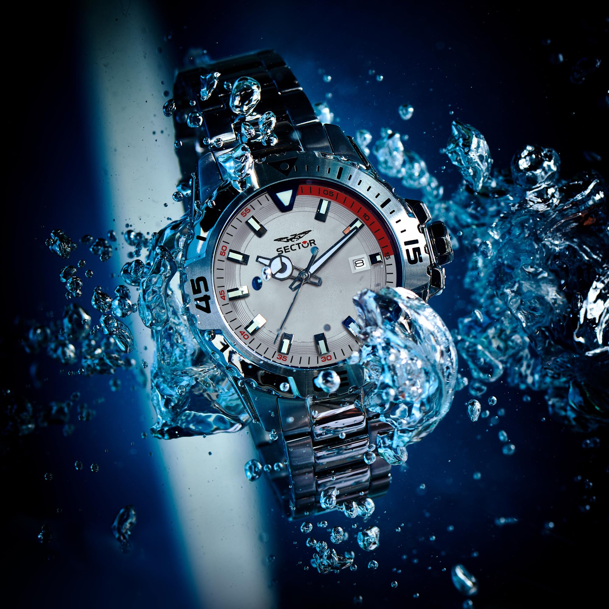 Sector No Limits Orologio Uomo, Tempo, Data, Analogico, 42 mm, Collezione LEGEND - R3253135002