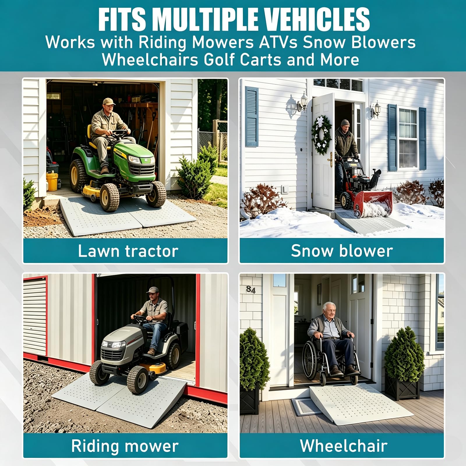 StellarStar Shed Ramp - Load Your Mower Easily -8