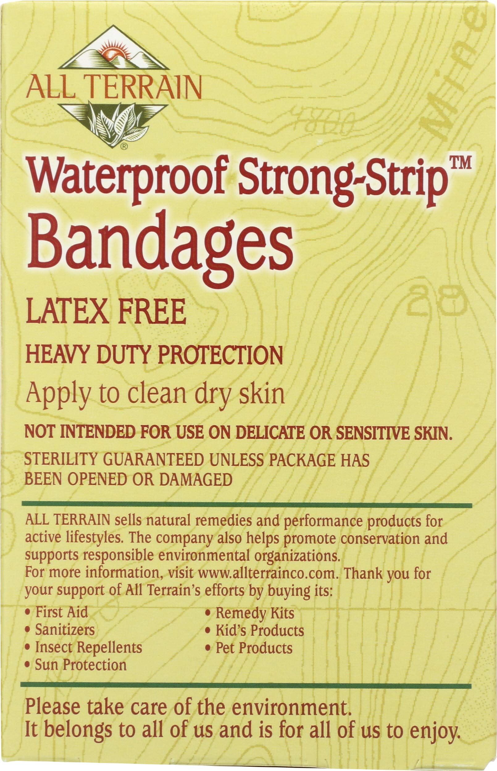 All Terrain Bandages, Latex-Free, Waterproof Bandages, 20 Count thumbnail 2