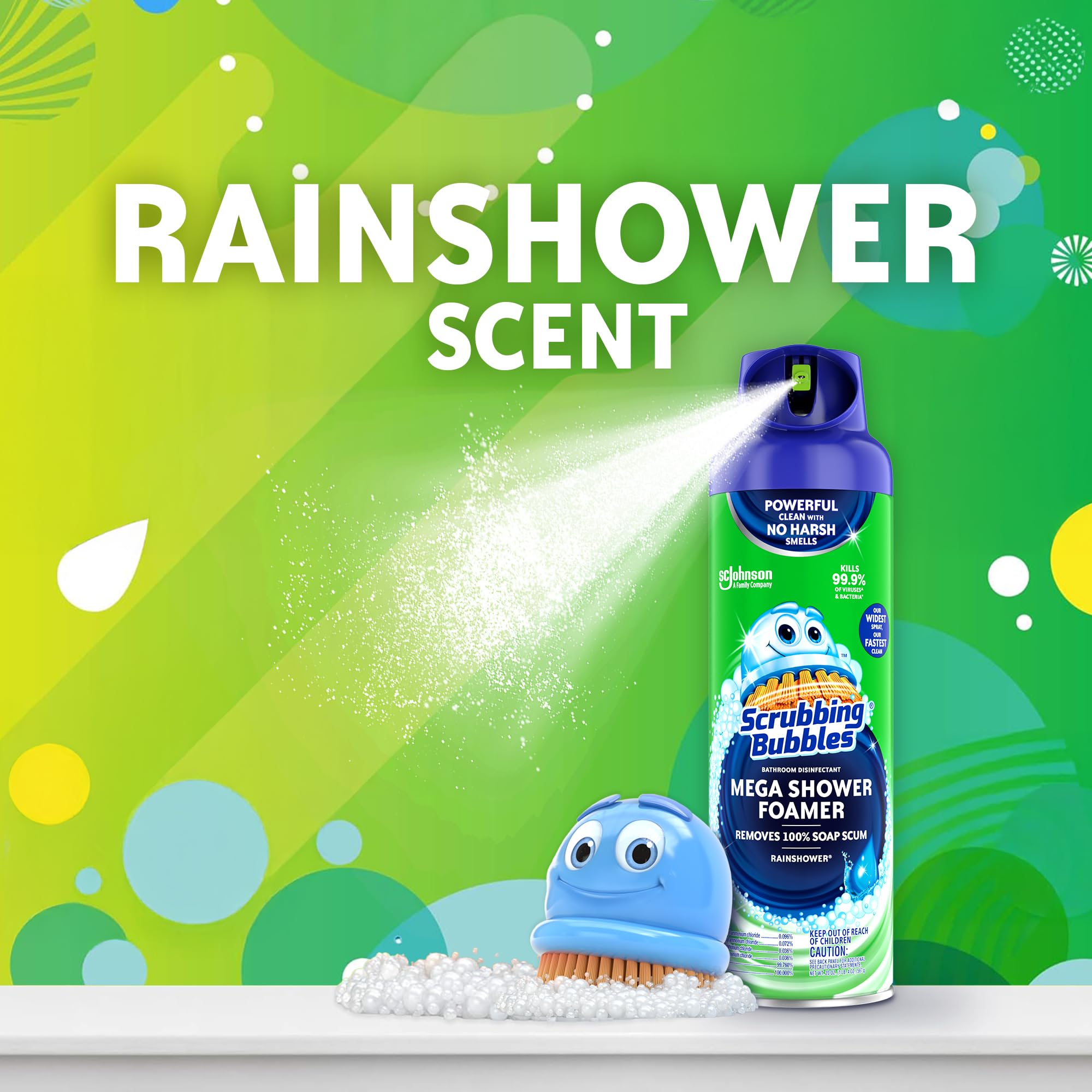 20oz Pack of 2 Bathroom and Shower Foamer Aerosol A236075