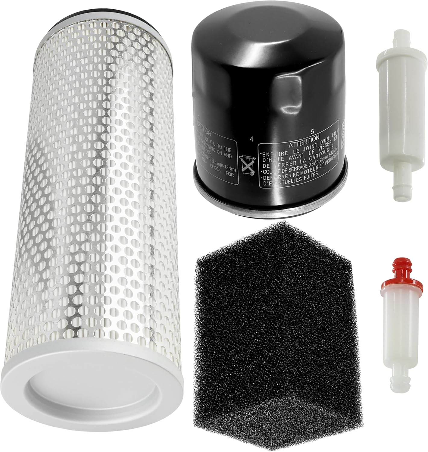 Caltric In Line Fuel Oil Air Filter Breather Kit Compatible with Polaris Ranger 400 4X4 2010-2014