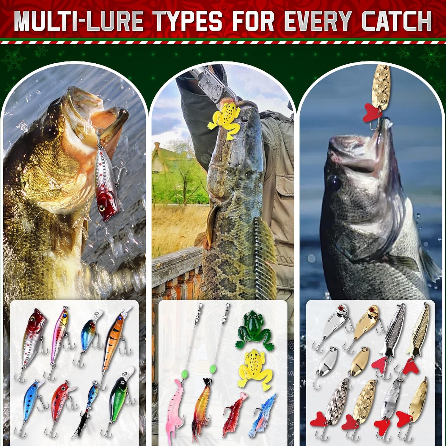 ShyLizard Fishing Advent Calendar with 24 Assorted Lures, photo 4 of 7
